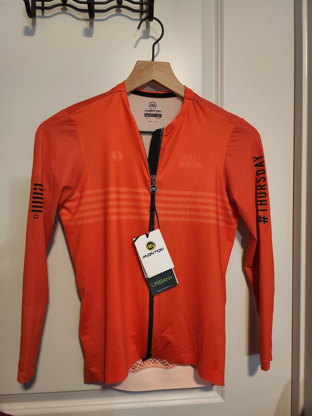 Women’s Lightweight Long-Sleeve Jersey in Orange. NEW